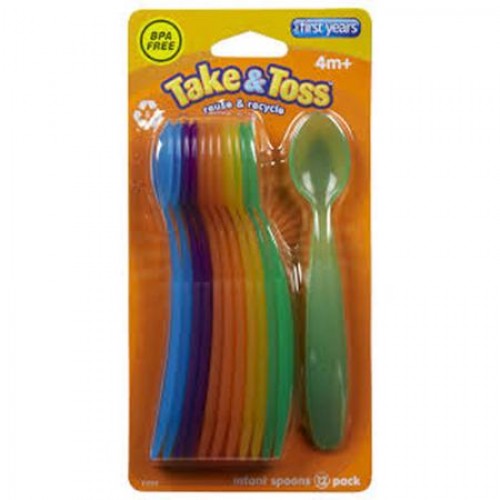 THE FIRST YEARS Take & Toss Infant Spoons (12pk)